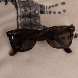 Ray-Ban New Wayfarer Matte Tortoise Polarized